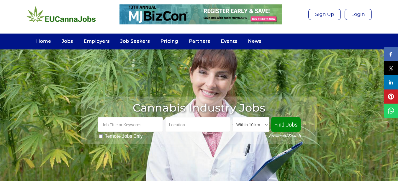 EUCannaJobs Job Board